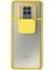 Ieg Xiaomi Redmi Note 9 Pro Kılıf Palm Buzlu Kamera Sürgülü Silikon - Sarı 1