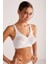 Kadın Barbara Telsiz ve Kapsız Toparlayıcı Beyaz Sütyen 1
