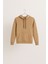 Unisex Bej Kapüşonlu Sweatshirt – Rahat Kalıp, Yumuşak Kumaş, Kanguru Cepli, Günlük & Spor Kullanım 1