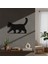 Kedi Çerçevesiz Dekoratif Ahşap Tablo 6