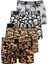 Erkek Çok Renkli 4’lü Desenli Likralı Boxer Seti – Esnek, Dar Kesim, Konforlu Iç Giyim 2603110 1