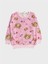 Kız Çocuk Pamuklu Şardonlu Pembe Ayıcık Desenli Uzun Kollu Kışlık Pijama Takımı 4