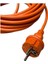 20 Metre Seyyar Uzatma Kablosu – 3x1.5mm² Kablo, IP44 Koruma, Turuncu Renk, Fransız Tipi Fiş, 250V/16A, Dış Mekan Uyumlu 3