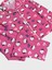 Kız Çocuk Pamuklu Süet Kumaş Pembe Hello Kitty Desenli Uzun Kollu Gömlek Yaka Düğmeli Pijama Takımı 4