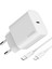 20W Hızlı Şarj Adaptör Seti - Type-C'den Lightning Kablolu, Pd/qc/pps Destekli, Akım Korumalı, Kompakt, Akıllı Çip, 3A, XC4045, Beyaz 1