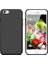 Ggm Aksesuar iphone 6 / 6s Içi Kadife Lansman Silikon Kılıf Şok Emici Full Kasa Koruma Sağlayan Kılıf - Silicone Compatible With 6 / 6s Gel Rubber Full Body Protection Cover (Siyah) 1