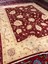 El Dokuma Afgan Uşagı Ziegler Halısı Birinci Sınıf Kalitesi Bordo Renk Ebat 200X150 5