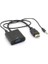 HDMI To VGA Ses Destekli Dönüştürücü Kablo Çevirici Adaptör 4488 3