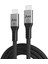 Juo USB 4.0 240W 40GBPS Thunderbolt 4 8k 60Hz Usb-C Görüntü Aktarım ve Type-C Hızlı Şarj ve Data Kablosu 1 Metre 1