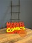 Marvel Comics Marvel Avengers Logo Masaüstü Dekor Figür Hediyelik Koleksiyon 15 cm 1