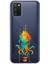 Samsung Galaxy A02S ile Uyumlu Splash Ahtapot Tasarımlı Slimfit Şeffaf Silikon Kılıf 1