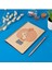 Power Tasarımlı 8 cm x 12 cm Ölçülerinde Çizgisiz 48 Yaprak Ahşap Kapaklı Defter 2