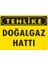 Tehlike Doğalgaz Hattı Uyarı Levhası 25X35 KOD:753 1