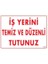 Temizlik Düzen Uyarı Levhası 25X35 KOD:1200 1