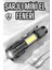 Bfs El Feneri LED USB Şarjlı Zoom Mini LED Işık Acil Durum Feneri 2