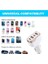 MT36 4 Portlu Type-C USB Araç Hızlı Şarj Çakmaklık Adaptörü Toplamda 96W Şarj Gücü Qc 3.0 18W Pd 30W Turbo Şarj Desteklemez (Beyaz) 3