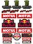 Redbull Motul Karışık Sticker 1