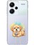 Redmi Note 13 Pro Plus ile Uyumlu Splash Köpek Tasarımlı Şeffaf Silikon Kılıf 1