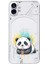Nothing Phone 1 ile Uyumlu Splash Panda Tasarımlı Şeffaf Silikon Kılıf 1