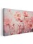 Yatay Kanvas Tablo Pembe Cicekler2 Modern Duvar Tablosu Kanvas Salon Ofis Tablosu 1