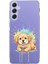 Samsung Galaxy A54 ile Uyumlu Splash Köpek Tasarımlı Şeffaf Silikon Kılıf 1