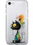 iPhone Se 2022 ile Uyumlu Splash Kedi Tasarımlı Şeffaf Silikon Kılıf 1