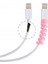 Buffer® 4lü Apple, Android Şaj Kablosu Koruyucu Silikon Spiral Yay Aparat 8
