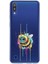 Samsung Galaxy M10 ile Uyumlu Splash Arı Tasarımlı Slimfit Şeffaf Silikon Kılıf 1