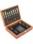 Ahşap Kutulu Satrançlı Matara Seti 6 Oz 1