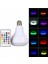 İEG Kumandalı RGB Led Işık Bluetooth Hoparlör Ses Lambası Renkli Ampul 2