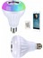 İEG Kumandalı RGB Led Işık Bluetooth Hoparlör Ses Lambası Renkli Ampul 3