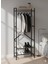 Tridihome Modern Metal Raflı Açık Gardırop Elbise Askılığı Portmanto Ayakkabılık 1