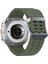 Watch 7 Ultra KR417 Rug Silikon Kordon - Koyu Yeşil 1
