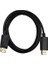 4316 Displayport To Displayport Görüntü Monitör Bağlantı Kablosu, Siyah 2