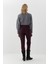 Beli Lastikli Gabardin Pantolon Bordo 3