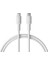 Type C-C Power Delivery Hızlı Şarj Kablosu, Beyaz Kablo, Beyaz/beyaz Uçlar (150 Cm) 2