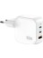 70W Hızlı Şarj Adaptörü, 3 Port (2x Usb-C + Usb-A), Akıllı Çip Korumalı, Uyumlu 2