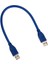 USB 3.0 Erkek Erkek Ara Bağlantı Kablosu HDD Harddisk Uzatma Ekleme 30 cm 4955 1