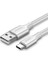 USB Type-C Şarj ve Data Kablosu, 1 Metre, Beyaz 3
