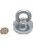 Güçlü Deniz Mıknatısı - Fishing Magnet - Daimi Çelik Mıknatıs - Halkalı Pot Mıknatıs - Kaplı - Paslanmaz - Kararma Yapmaz - Tuzlu Suya Dayanıklı (Ø60 mm (100 Kg)) 2