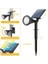 Yeşil 18 LED Spot Güneş Enerjili Bahçe Aydınlatma Lambası, Fotoselli, Spike, 18W Su Geçirmez Dış Mekan Solar Lamba, Ağaç,, Garaj, Havuz, Duvar ve Zemin Montajına Uygundur 42 cm 3