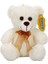 0998 Peluş Ayı Oturan Kurdeleli 21CM 2r 2