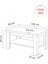 Tamamen Mdf Dikdörtgen Raflı Orta Sehpa 50X100 cm 5