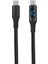 PD60W Hızlı Şarj Kablosu, LED Ekranlı, 480MBPS Type-C To Type-C Kablo, USB C - USB C Erkek - Erkek Kablo Tip C To Tip C 1 Metre U05CC3 3