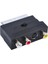 Scart To Rca Skart Tos Av Svideo Çevirici Dönüştürücü Adaptör 1