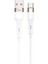 HC05, Örgülü 5 Amper USB To Type- C, 1 Metre, Şarj Data Kablosu, Beyaz 3