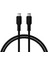 Type C-C Power Delivery Hızlı Şarj Kablosu, Siyah Kablo, Siyah/siyah Uçlar (120 Cm) 1