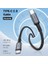 Type-C To Type-C (3 Metre) Hızlı Şarj 240W Pd 48V5A Yüksek Kaliteli Alüminyum Örgülü Kablo Gri 2