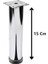 Kanepe Koltuk Çekyat Yükseltme Ayağı Tablalı Krom Metal 15 cm 4 Adet 3