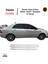 Toyota Corolla Krom Cam Çıtası 4 Prç. 2002-2007 P. Çelik 3